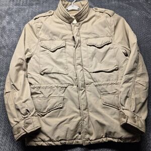 Ralph Lauren Denim & Supply M-65 Field Jacket Men's‎ XL Tan Ripstop Military